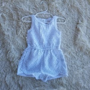 🔥Oshkosh 12 month white lace romper